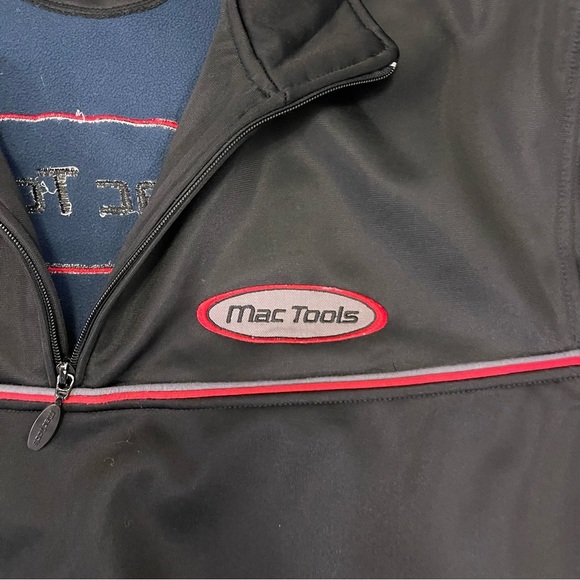 Mac Tools 1/4 Zip Black Pullover Sweater - Mens 2XL - Picture 6 of 12